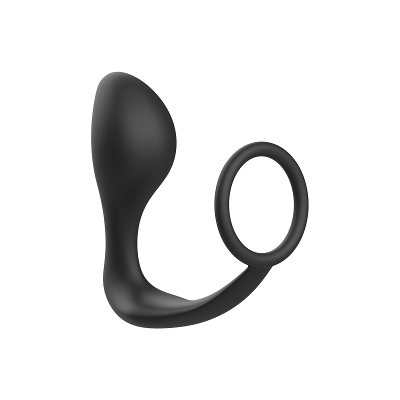 Addicted Toys - Plug Anal Con Anillo Silicona Negro | Vybes.it