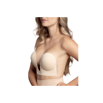 Bye - Bra - Sujetador Sin Asas En U Beige Copa E | Vybes.it