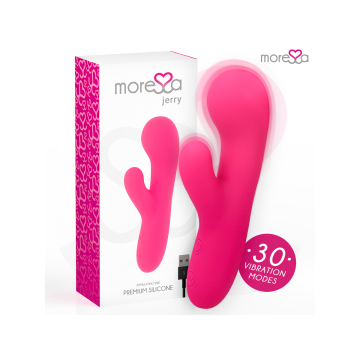 Moressa - Jerry Clip Vibrador Punto G Y Clitoris Premium Silicone