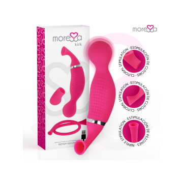 MORESSA - KIRK DUO SUCTION + MULTI-PERFORMANCE MASSAGER PREMIUM SILIC…
