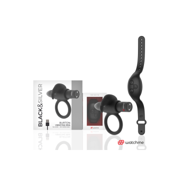 Black&Silver - Burton Remote Control Cockring Watchme | Vybes.it