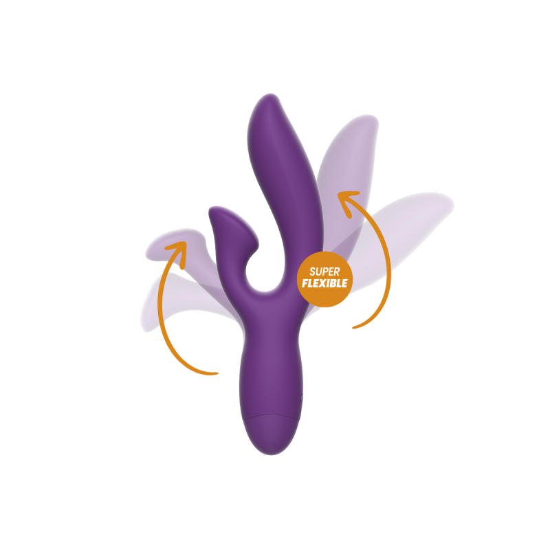 Rewolution - Rewofun Vibrador Flexible Con Rabbit | Vybes.it