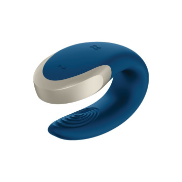 Satisfyer - App Double Love Vibrador Parejas Luxury Azul | Vybes.it