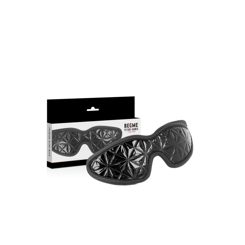 Begme - Black Edition Antifaz Elástico Con Forro De Neopreno |