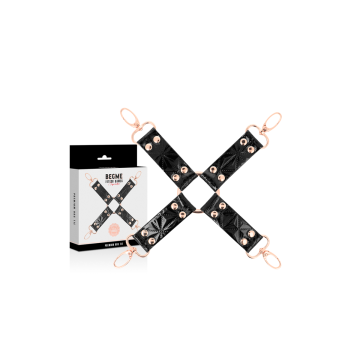 Begme - Black Edition Hog Tie Cuero Vegano | Vybes.it