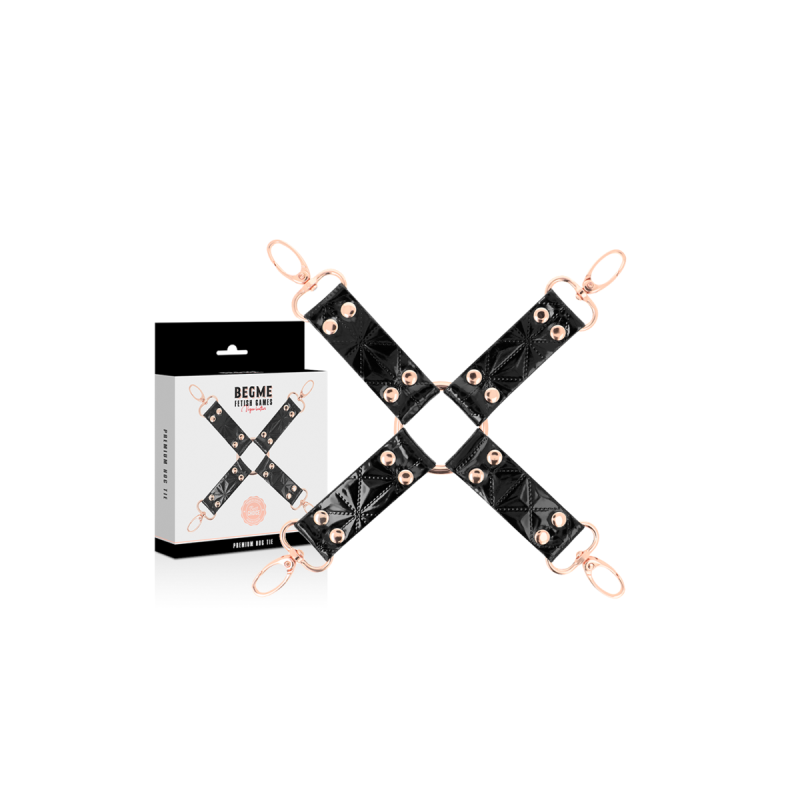 Begme - Black Edition Hog Tie Cuero Vegano | Vybes.it