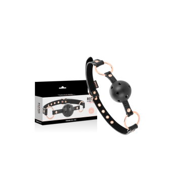 Begme - Black Edition Mordaza Cuero Vegano | Vybes.it