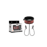 Begme - Collier Édition Rouge Avec Pinces Télémon Avec Doublure En