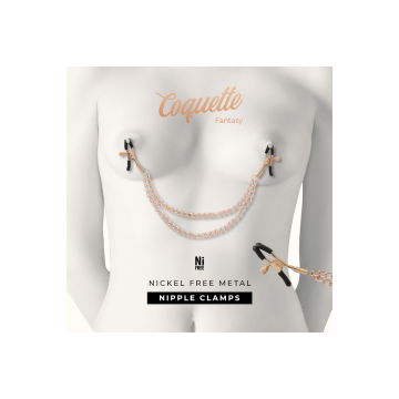 Coquette Chic Desire - Pinces Metelons Fantaisie En Métal Avec