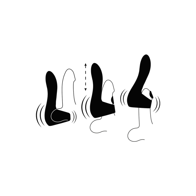 Jamyjob - Pulsar Masturbador Vibrador Ajustable Con Golpeteo En