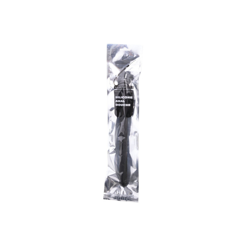 All Black - Douche Anal Ridée En Silicone 27 Cm | Vybes.it