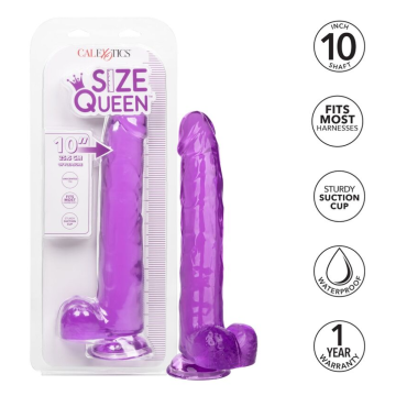 CALEXOTICS - DILDO REGINA TAGLIA VIOLA 25.5 CM