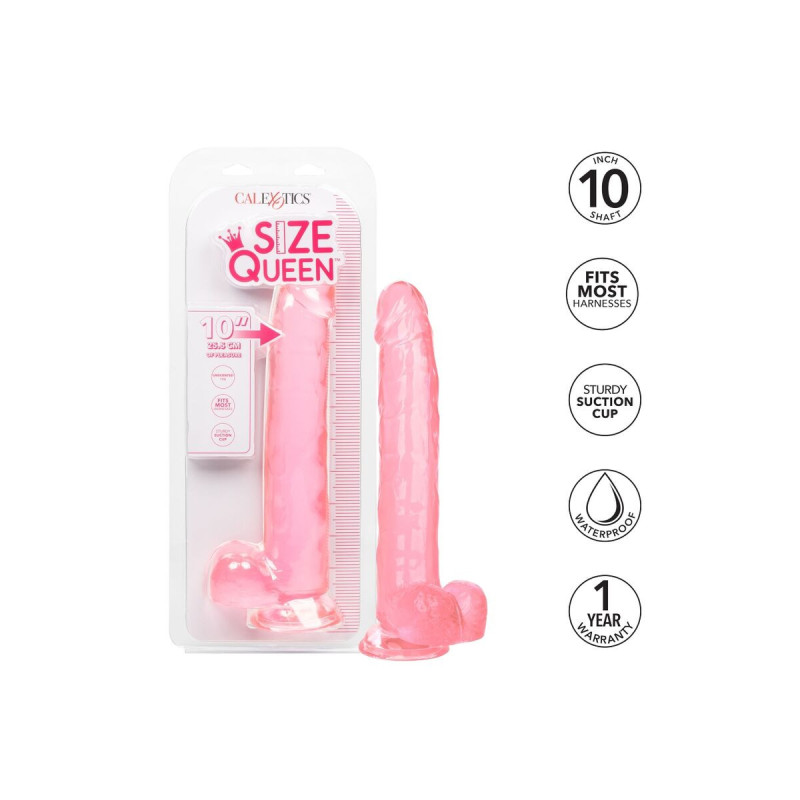 Calexotics - Size Queen Dildo Pink 25.5 Cm | Vybes.it
