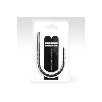 All Black - 8/10 Mm Silikon - Harnröhrensonde | Vybes.it