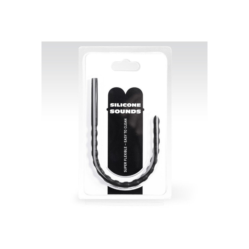 All Black - 8/10 Mm Silikon - Harnröhrensonde | Vybes.it