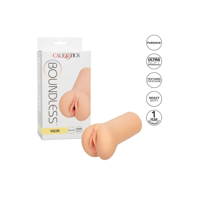 CALEXOTICS - BOUNDLESS VULVA STROKER - PEAU CLAIRE - Vagins avec vibr…
