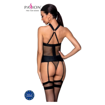 PASSION - AMANDA CORSETTO IN PELLE ECOLOGICA S/M