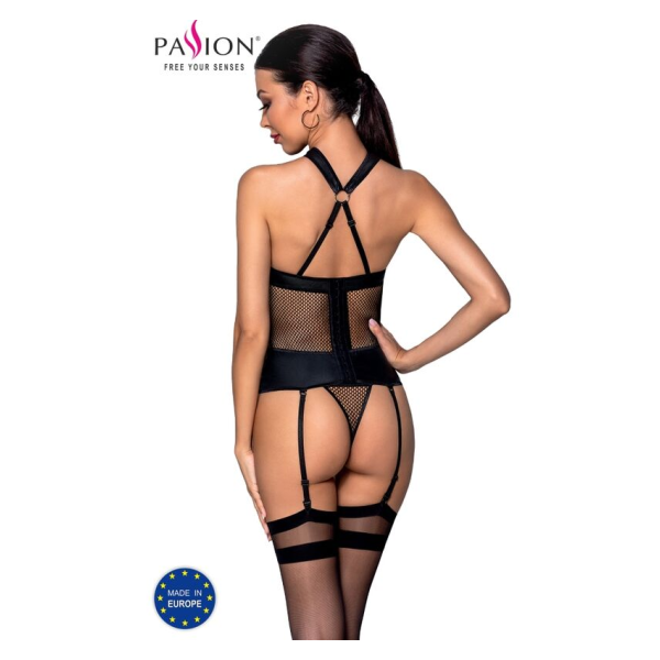 PASSION - AMANDA CORSETTO IN PELLE ECOLOGICA L/XL