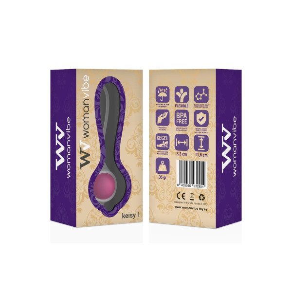WOMANVIBE - KEISY I BOLA GEISHA SILICONA - ROSA