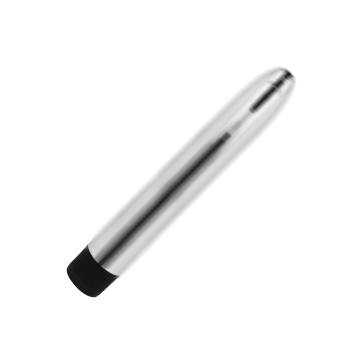 OHMAMA - VIBRADOR CLASICO SILVER 17.5 CM