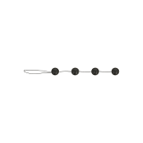 OHMAMA - BOLAS ANALES CHINAS NEGRAS 170 GR