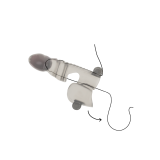 OHMAMA - PENIS AND TESTICLE SHEATH 3 MOTORS - Penis Covers with Exten…