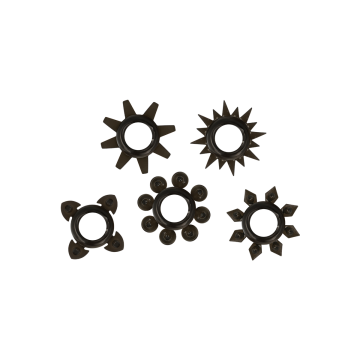 OHMAMA - SET 5 ANILLOS SILICONA TESTÍCULOS Y PENE