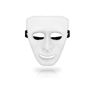 Ohmama - Masken, Weisse Maske, Eine Grösse | Vybes.it