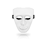 Ohmama - Masken, Weisse Maske, Eine Grösse | Vybes.it