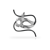 Ohmama - Masks Antifaz Flor De Lis Silver | Vybes.it