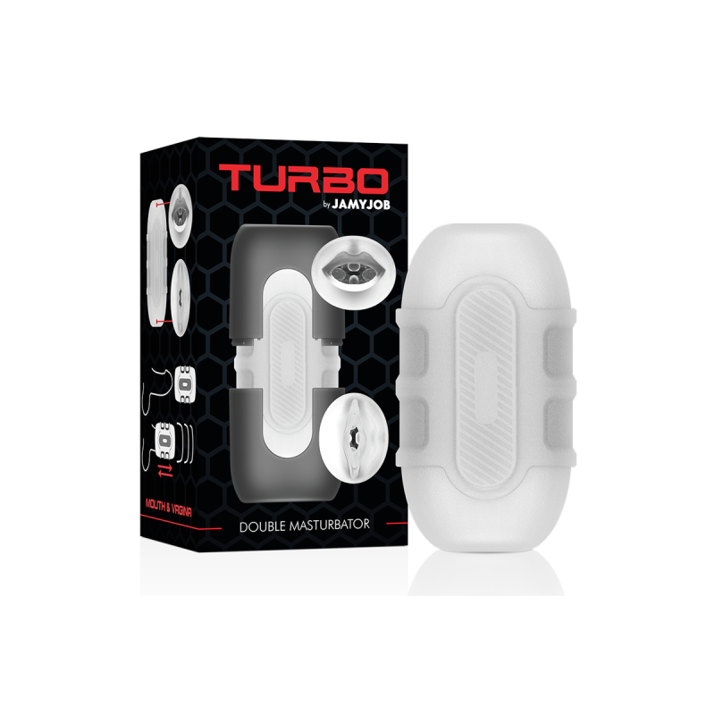 JAMYJOB - TURBO DOPPEL-MASTURBATOR - Vaginas mit Vibration