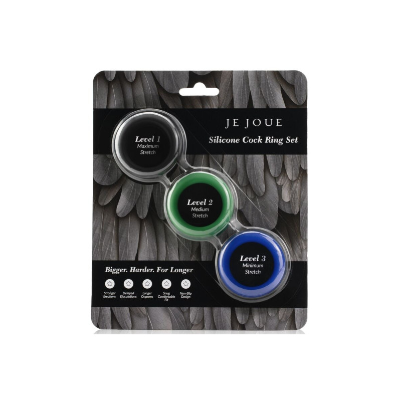 Je Joue - Silicone Set Anillos Pene De Silicona | Vybes.it