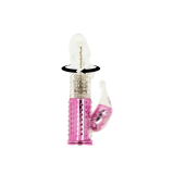 OHMAMA - VIBRADOR CON FUNCION ROTACION Y ESTIMULADOR CLITORIS