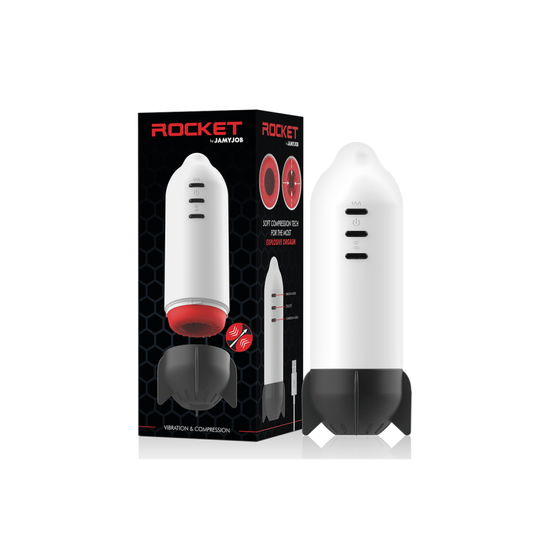 Jamyjob - Rocket Masturbador Tecnología Soft Compression Y