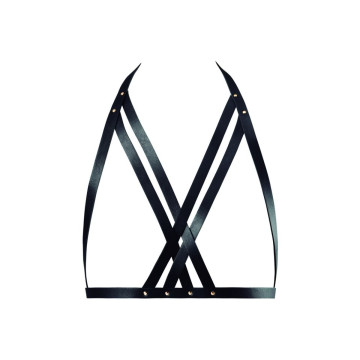 Bijoux Indiscrets Maze - Sujetador Con Correas Negro | Vybes.it