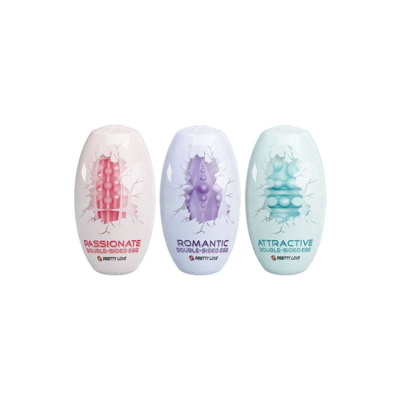 Pretty Love - Oeuf Masturbateur Double Face 15 Unités | Vybes.it