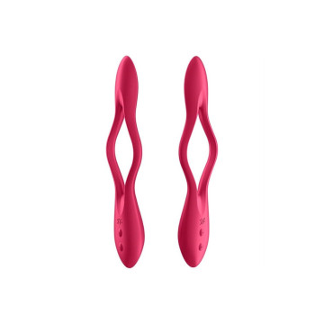 Satisfyer - Elastic Joy Multi Vibrador Rojo | Vybes.it