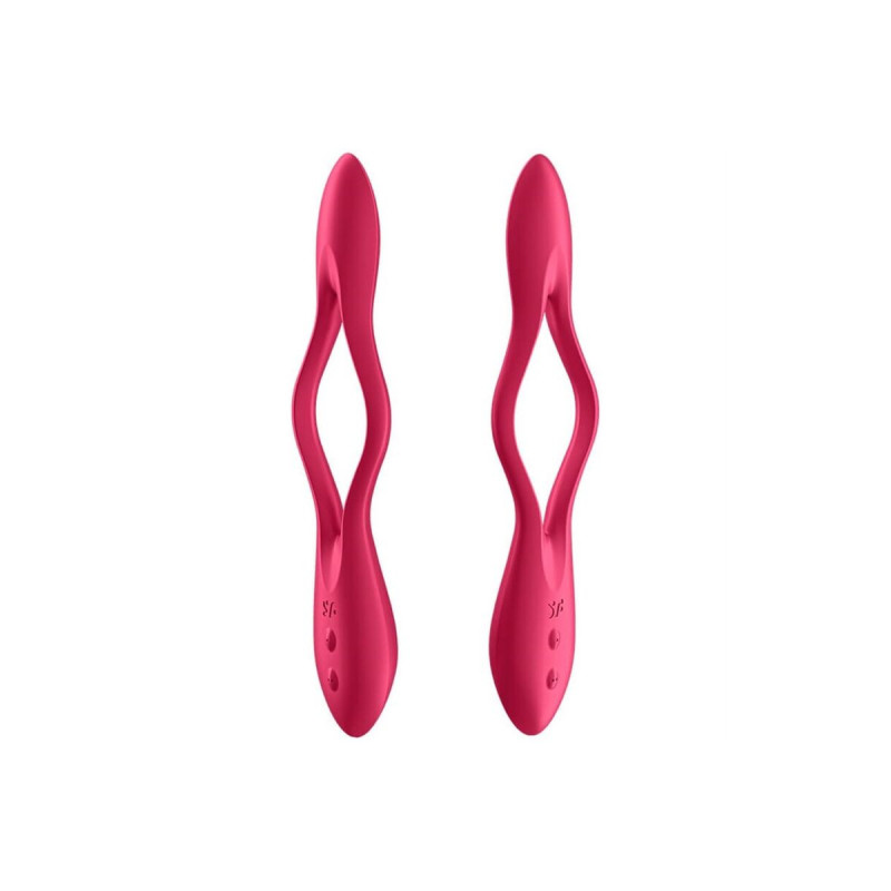 Satisfyer - Elastic Joy Multi Vibrador Rojo | Vybes.it