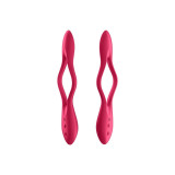 Satisfyer - Elastic Joy Multi Vibrador Rojo | Vybes.it
