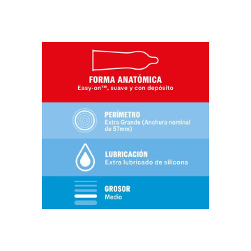 DUREX - PRESERVATIVI SENSITIVE XL EXTRA LUNGO 10 UNITÀ - DUREX CONDOM…
