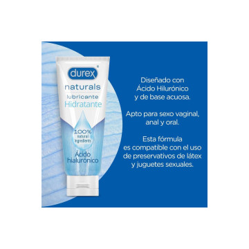 DUREX - NATURALS FEUCHTIGKEIT SCHMIERMITTEL 100 ML - DUREX LUBES - Wa…