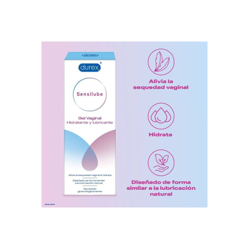 DUREX - SENSILUBE GEL LUBRIFIANT HYDRATANT 40 ML - DUREX LUBES - Base…