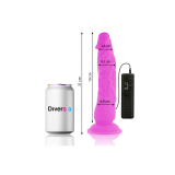 Diversia - Flexibler Vibrierender Dildo Lila 21 Cm - O - 4.9 Cm |