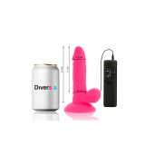 Diversia - Flexible Vibrating Dildo Pink 17 Cm - O - 3.3 Cm |