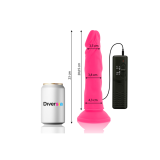 Diversia - Flexibler Dildo Mit Vibration Rosa 23 Cm - O - 4.3 Cm |