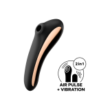 Satisfyer - Dual Kiss Estimulador Clitoris Negro | Vybes.it