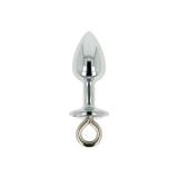 OHMAMA FETISH - PLUG ANAL METÁLICO CON ANILLA