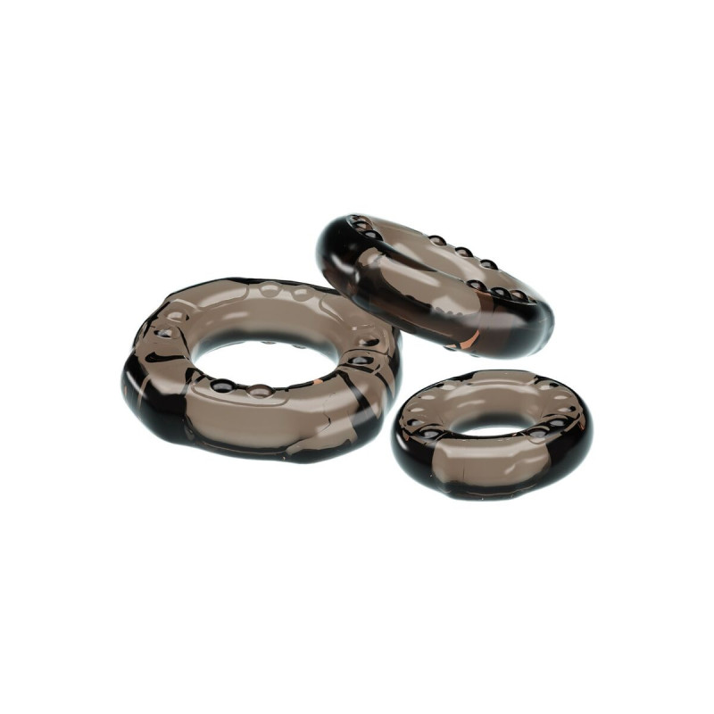 BAILE - COCK RINGS YVONNE SET 3 PENIS RINGS - Cockrings without vibra…