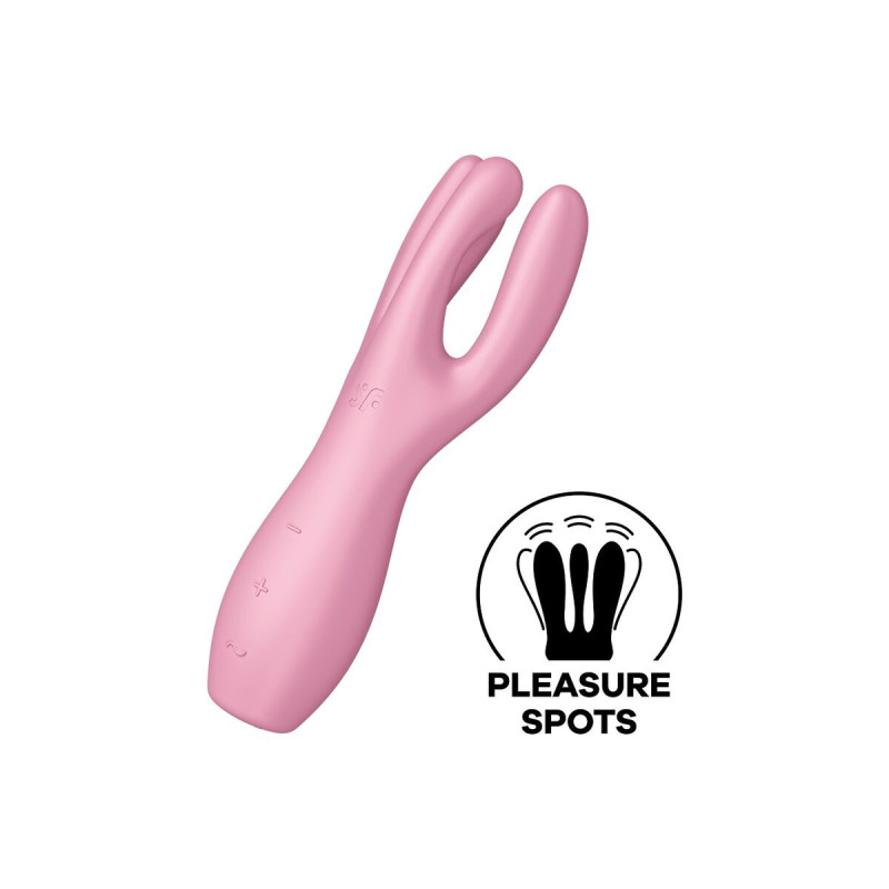 Satisfyer - Vibratore Threesome 3 Rosa | Vybes.it
