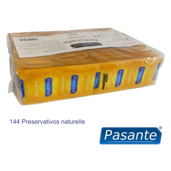 PASANTE - CONDOMS NATURELLE BAG 144 UNITS (BAG)